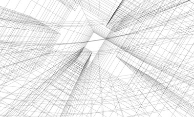 Architecture building. Design background vector illustration