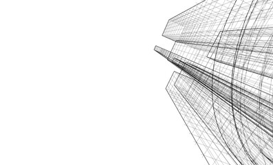 Fototapeta premium Architecture building. Design background vector illustration
