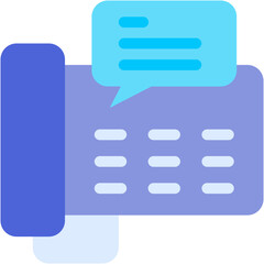 Vector Icon Fax, Communication, Phone, Technology, Phone Receiver