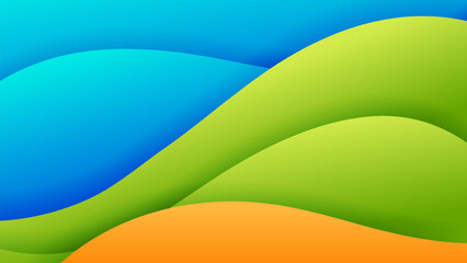 Vector abstract background with soft gradient color on background .Vector background for wallpaper. Eps 10