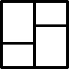 Fototapeta premium Vector Icon Frame, Ornament, Decoration, Photo Frame, Furniture And Household, Picture