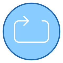 Vector Icon repeat, arrow, sign, direction