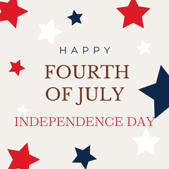 Happy independence day 4 Th July, United states of America day. Social media Story Layout design template for independence day social media.