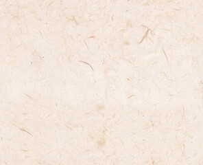Seamless Nepalese light lokta paper texture. Craft handmade fiber recycled paper background...
