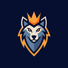 Wolfe head vector illustration