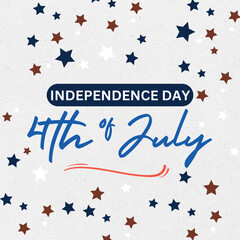 Happy independence day 4 Th July, United states of America day. Social media Story Layout design template for independence day social media.