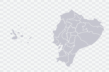 Ecuador Map Cloud Color on White Background quality files Png