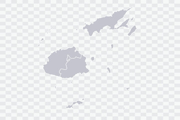 Fiji Map Cloud Color on White Background quality files Png