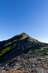 北岳山荘から北岳