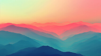 Obraz premium Pastel gradient background. Fluid holographic gradient poster for wall art or social media cover. wallpapers, branding, business cards, social media and other projects.