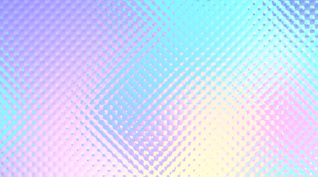 Ribbed glass texture. Blur hologram gradient bg. Pearlescent holograph foil paper noise effect. Refract polycarbonate wall background.