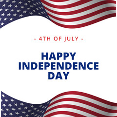 Happy independence day 4 Th July, United states of America day. Social media Story Layout design template for independence day social media.