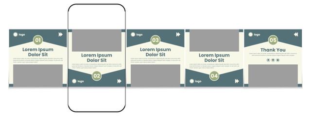 LinkedIn carousel post, social media Instagram carousel post, modern and editable business carousel template design © Tarek Digital
