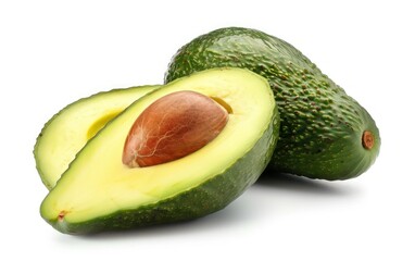 Fresh Avocado Halves with Seed