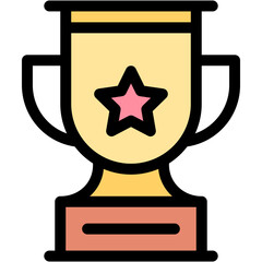 Vector Icon Trophy, Reward, Champion, Winner, Award