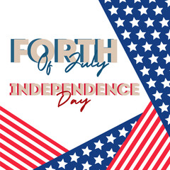 Happy independence day 4 Th July, United states of America day. Social media Story Layout design template for independence day social media.