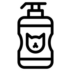 Vector Icon Shampoo, Pet Shampoo, Cat, Bathing, Soap
