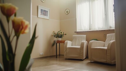 A room for a psychologist's clinic