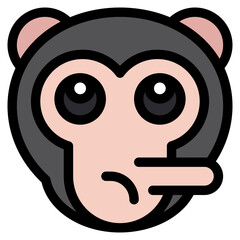 Vector Icon Liar, Monkey, Animal, Wildlife, Pet