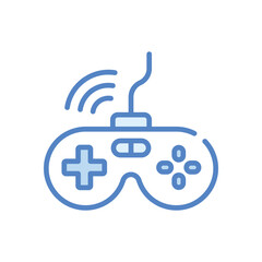 Gamepad icon isolate whitebackground vector illustration