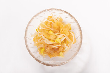 中華クラゲと豆もやし和え