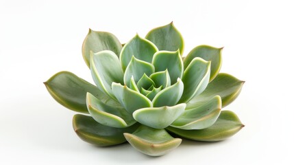Fototapeta premium succulent plant Isolated on white background. concept of nature for designer.