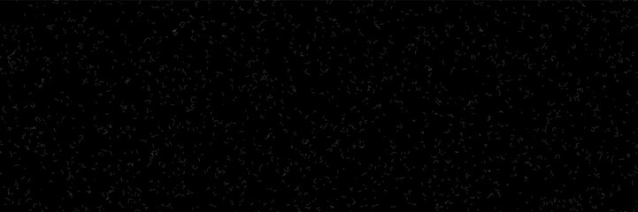 Pet hair on black textile seamless pattern. Texture of cat fur on a dark background. Lint on clothes