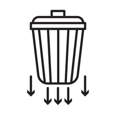 Waste Reduction Emblem Promoting Eco-Friendly and Sustainable Practices