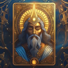 3d hierophant tarot card