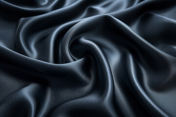 Fototapeta premium abstract smooth black background-closeup texture black color, ai technology