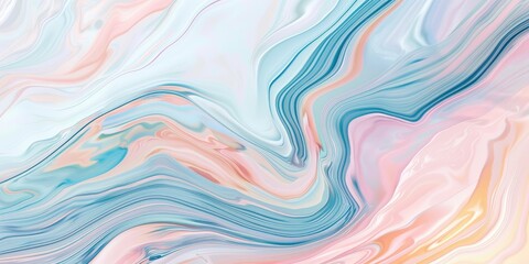 Obraz premium Soft Colorful Fluid Art