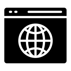 Browser icon. Internet symbol. Web signs. Computer window symbols. Website icons.