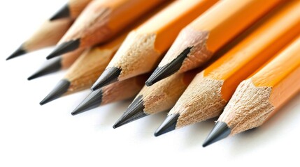 Obraz premium pencils Isolated on white background.