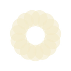 doodle decoration transparent inspired by light and circle shape flower that can be used for sticker, book, scrapbook, icon, decorative, e.t.c with aesthetic pink color