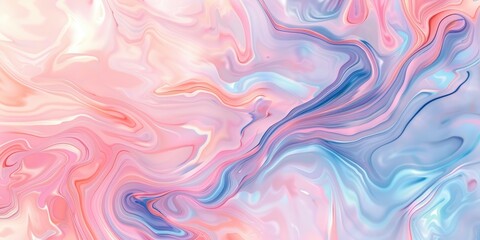 Fototapeta premium Soft Colorful Fluid Art