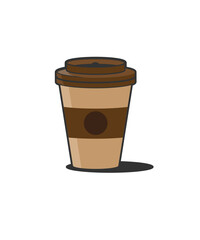 Cup with coffee stock illustration