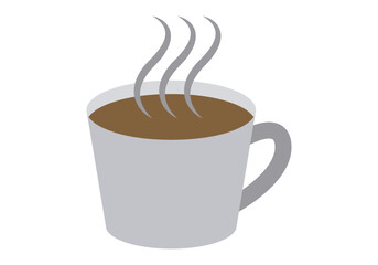 Taza de café o chocolate caliente.