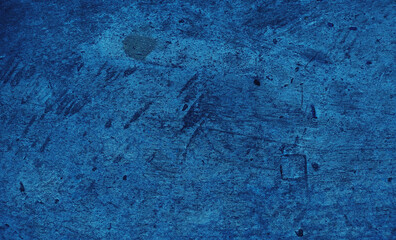 Blue cement wall background with abstract pattern in retro concept for wallpaper or graphic design