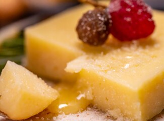 Raclette Cheese - France Cuisine Appetizer