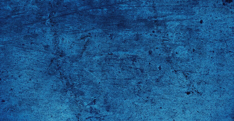 Blue cement wall background with abstract pattern in retro concept for wallpaper or graphic design