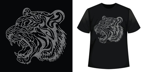 Best Rhinestone T-shirt Design Vector Template