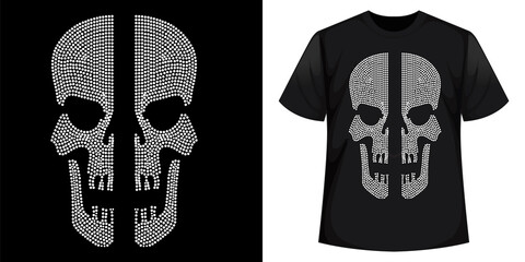 Best Rhinestone T-shirt Design Vector Template