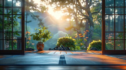 Japanese style room, realism, high quality