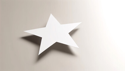 Obraz premium star on red background