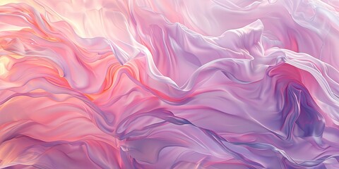 Obraz premium Soft Pink and Purple Fluid Art
