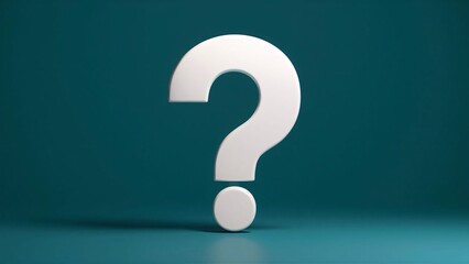 Question mark, faq Q & A , question bubble icon model	
asking solution logo information