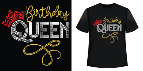 Rhinestone Best T-shirt Design vector Template