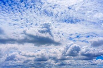Cloud Formations and Sky Patterns Background