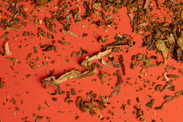 dangerous to health tobacco leaves for smoking in a cigarette