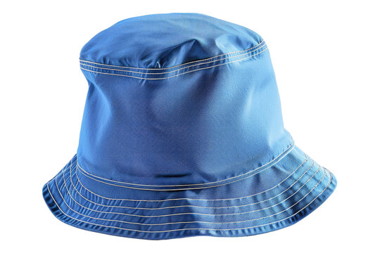 recommend clip art: Blue bucket hat isolated on transparent background
